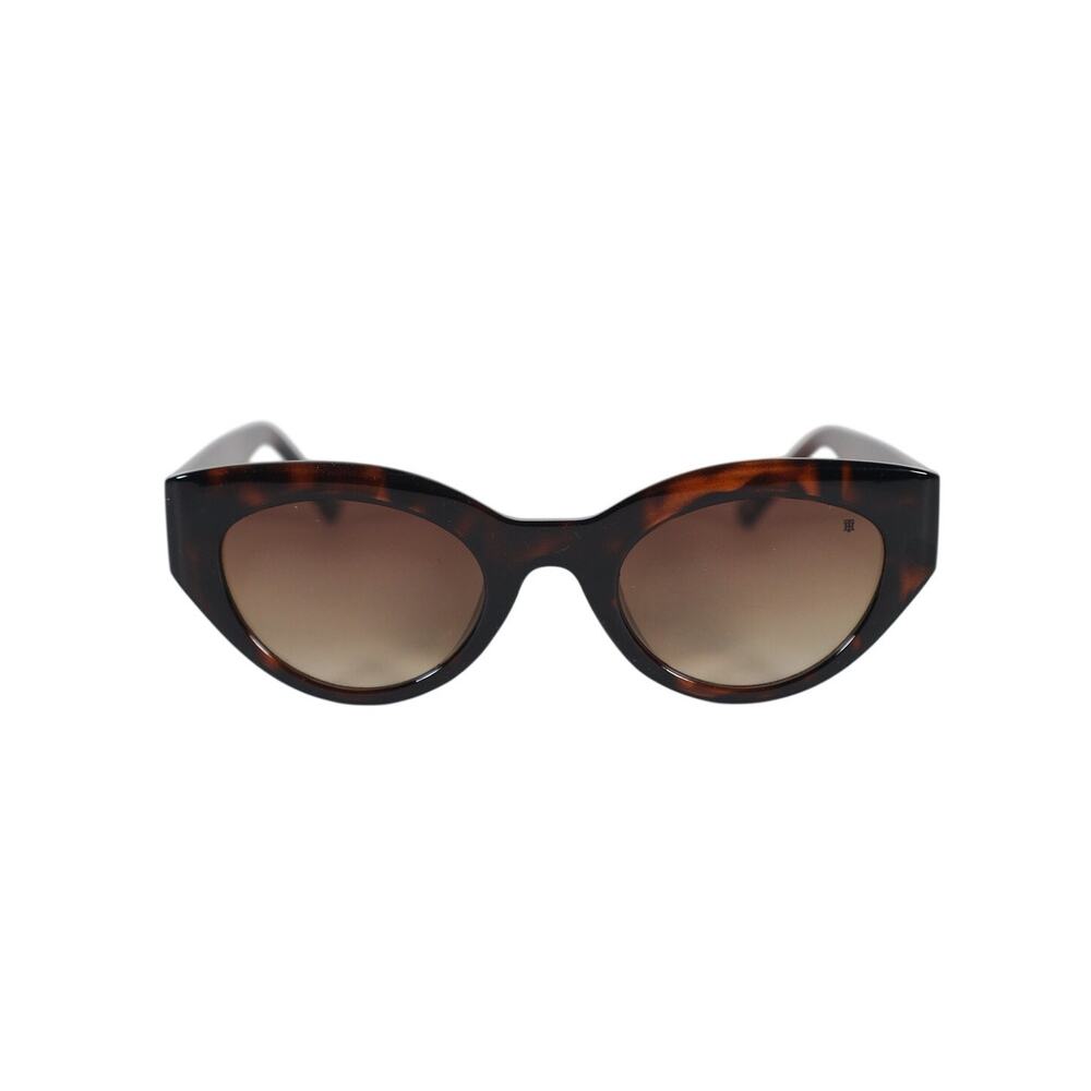 Tommy Hilfiger Women’s Oval Sunglasses – Dark Tortoise / Brown Gradient – NWT